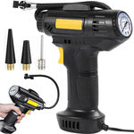 Automobilio kompresorius ratų pripūtimo pistoletas 12v 120w 10 barų led
