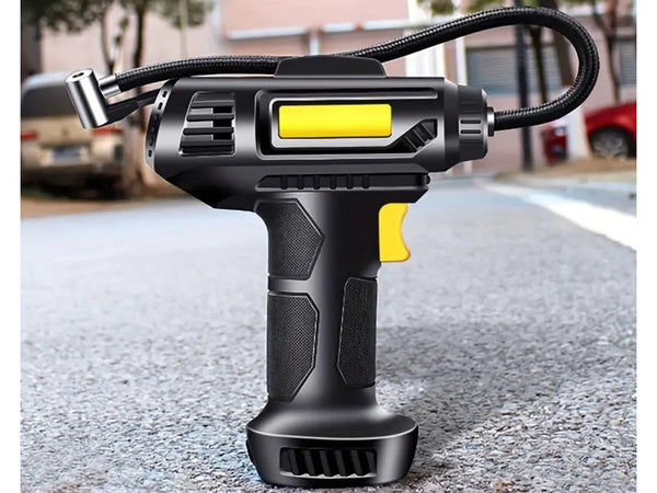 Automobilio kompresorius ratų pripūtimo pistoletas 12v 120w 10 barų led