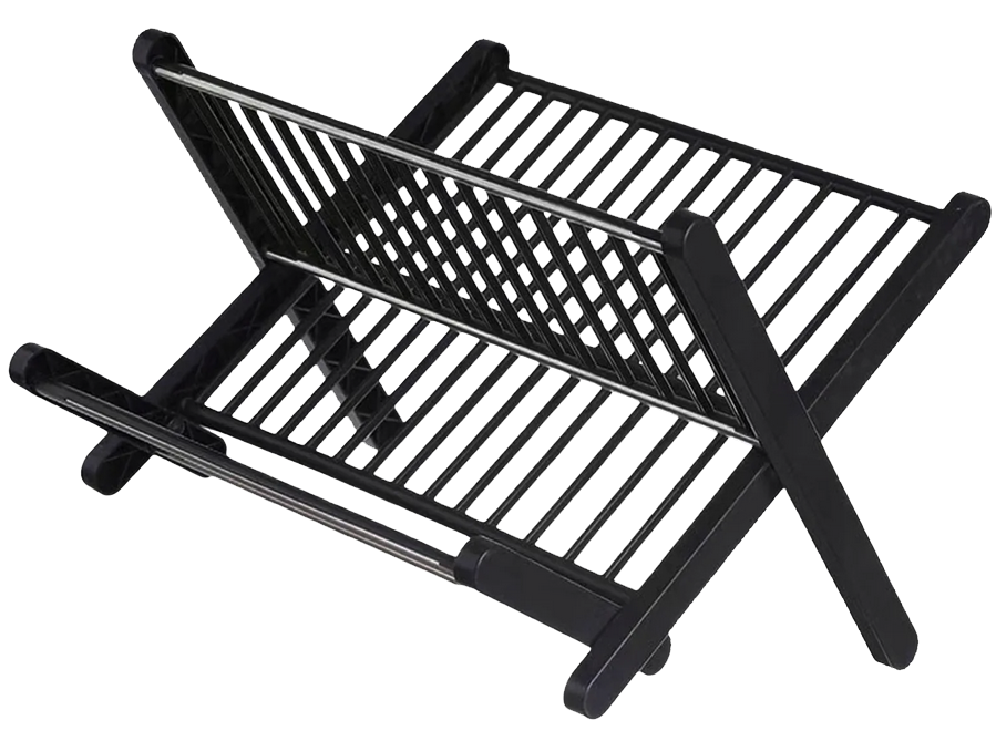 Dvigubo denio nusausinimo dėklas sulankstomas dėklas, stovintis didelis