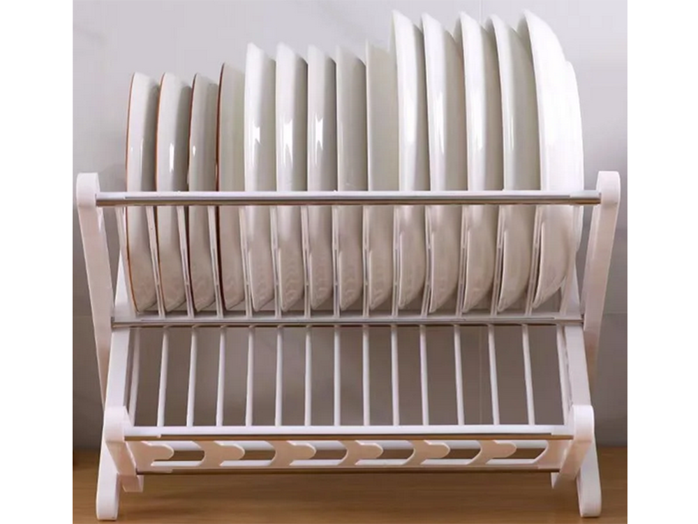 Dvigubo denio nusausinimo dėklas sulankstomas dėklas, stovintis didelis