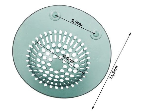 Silikono sietelis virtuvės kriauklės nutekėjimo siurbimo puodeliai lipnūs