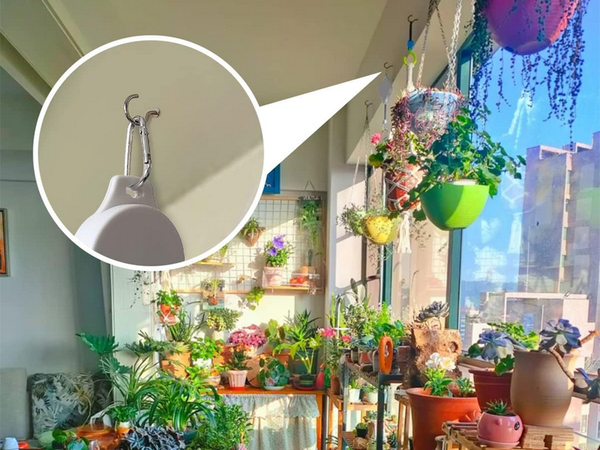 Vazonų kabykla augalų kablys išplečiama reguliuojama rankena