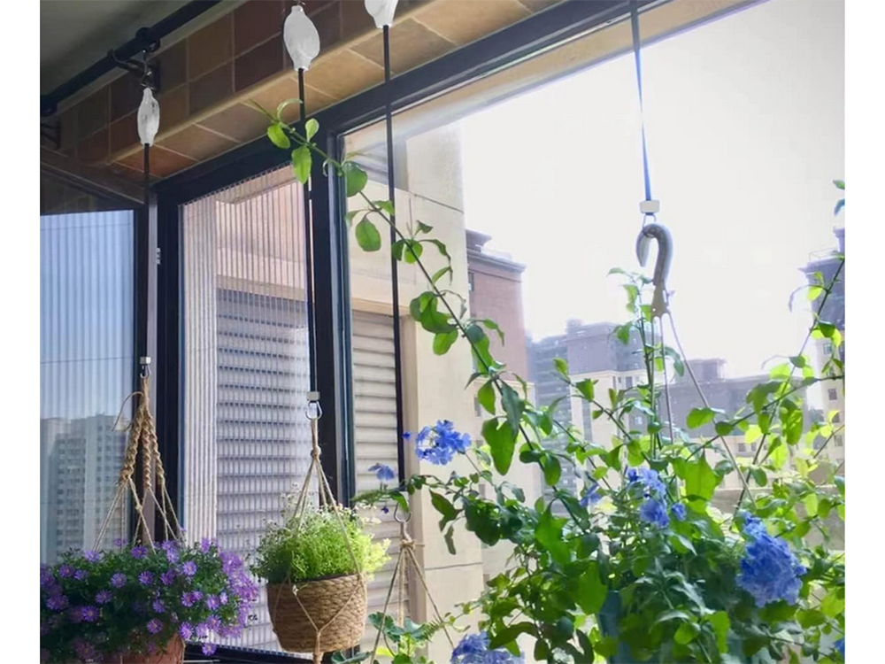 Vazonų kabykla augalų kablys išplečiama reguliuojama rankena