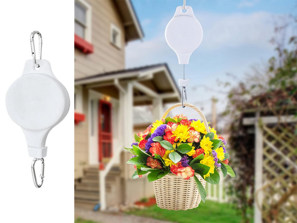 Vazonų kabykla augalų kablys išplečiama reguliuojama rankena