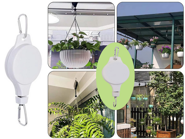 Vazonų kabykla augalų kablys išplečiama reguliuojama rankena