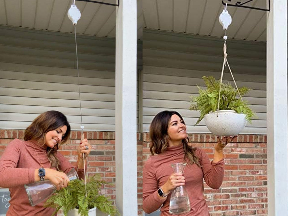 Vazonų kabykla augalų kablys išplečiama reguliuojama rankena