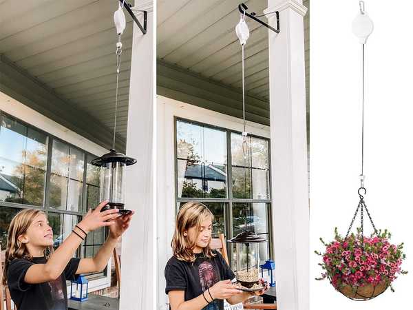 Vazonų kabykla augalų kablys išplečiama reguliuojama rankena