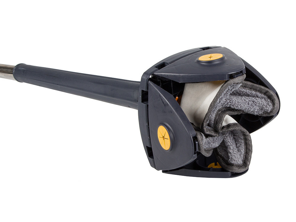 Rotacinė plokščia šluostė grindims valyti su valytuvu higieniška