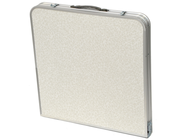 Turistinis stalo rinkinys sulankstomas stovyklavimo stalas didelis 4 kėdės lagaminas, Kreminis, Szín, Tejszínes