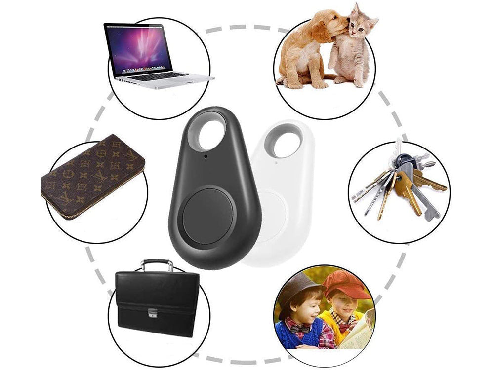 Rakto žiedas telefono rakto lokatorius bluetooth rakto ieškiklis signalo siųstuvas, Juoda, Szín, Fekete