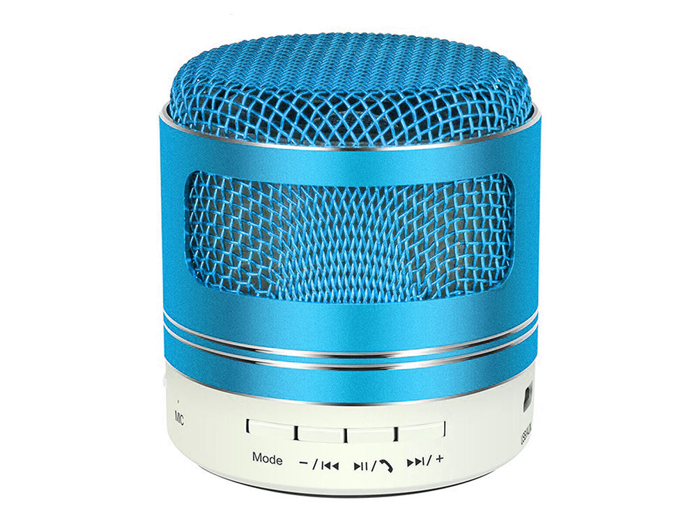 Bluetooth mini belaidis mp3 radijas fm usb microsd jungtis, Mėlyna, Szín, Kék