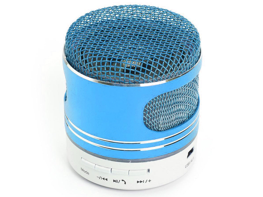 Bluetooth mini belaidis mp3 radijas fm usb microsd jungtis, Mėlyna, Szín, Kék