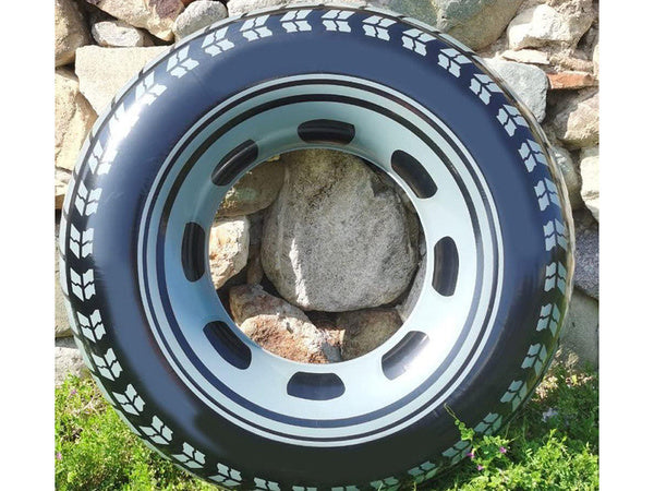 Mažas 50 cm pripučiamas ratas kūdikiui plaukti baseino vandenyje