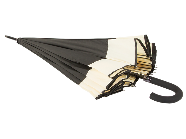 Elegantiškas didelis vyriausybės skėtis stiprus xxl neslystanti rankena automatinis, Juoda, Szín, Fekete