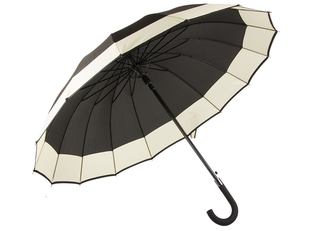 Elegantiškas didelis vyriausybės skėtis stiprus xxl neslystanti rankena automatinis, Juoda, Szín, Fekete