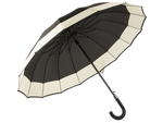Elegantiškas didelis vyriausybės skėtis stiprus xxl neslystanti rankena automatinis, Juoda, Szín, Fekete