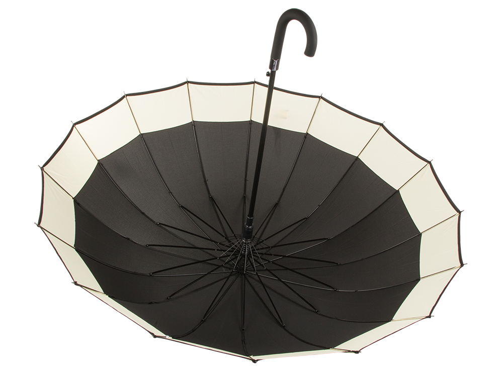 Elegantiškas didelis vyriausybės skėtis stiprus xxl neslystanti rankena automatinis, Juoda, Szín, Fekete