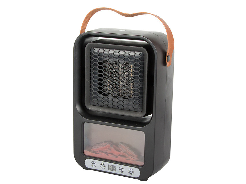 Faerlka thermo heater elektrinis šildytuvas termostatas 500w židinys tvirtas