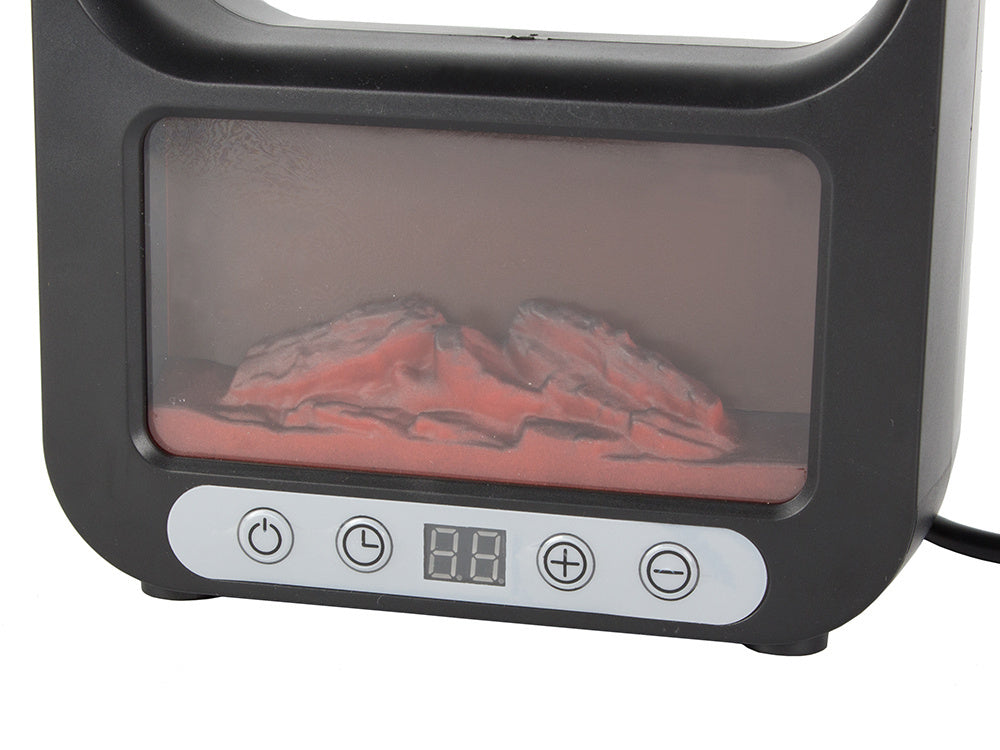 Faerlka thermo heater elektrinis šildytuvas termostatas 500w židinys tvirtas