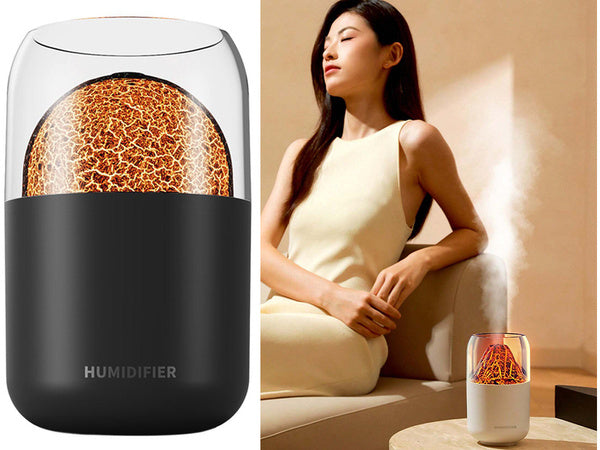 Oro drėkintuvas difuzorius aromaterapija vadovaujama apšvietimas ultragarso