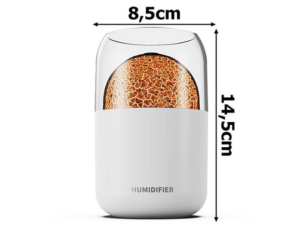 Oro drėkintuvas difuzorius aromaterapija vadovaujama apšvietimas ultragarso