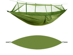 Hamakas su tinkleliu nuo uodų turistinis kempingas kabančios virvės maišas lengvas dangtelis