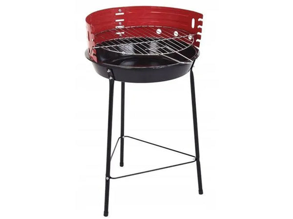 Medžio anglių briketų sodo apvalus nešiojamas turistinis kempingo grilis