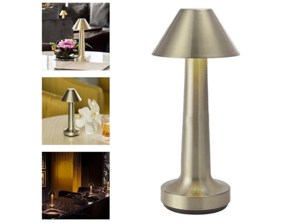 Miegamojo stalo naktinė lemputė lietimui jautri lempa 3 žingsnių belaidis, Sidabras, Szín, Ezüst