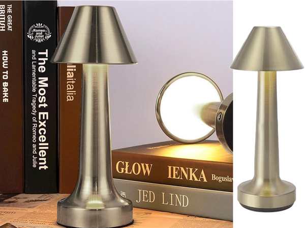 Miegamojo stalo naktinė lemputė lietimui jautri lempa 3 žingsnių belaidis, Sidabras, Szín, Ezüst