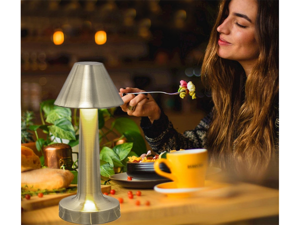 Miegamojo stalo naktinė lemputė lietimui jautri lempa 3 žingsnių belaidis, Varis, Szín, Réz