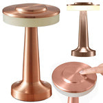 Naktinės šviesos stalo jutiklinė lempa 3 žingsnių miegamojo lempa belaidis, Varis, Szín, Réz