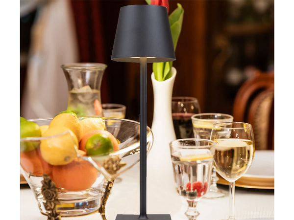 Stalo naktinė lemputė lietimui jautri lempa 3 žingsnių aukštas belaidis usb, Juoda, Szín, Fekete