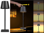 Stalo naktinė lemputė lietimui jautri lempa 3 žingsnių aukštas belaidis usb, Juoda, Szín, Fekete