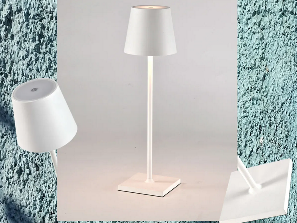 Stalo naktinė lemputė lietimui jautri lempa 3 žingsnių aukštas belaidis usb, Baltas, Szín, Fehér