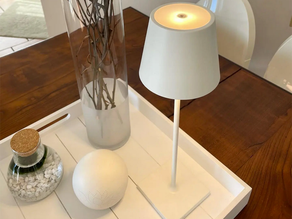 Stalo naktinė lemputė lietimui jautri lempa 3 žingsnių aukštas belaidis usb, Baltas, Szín, Fehér