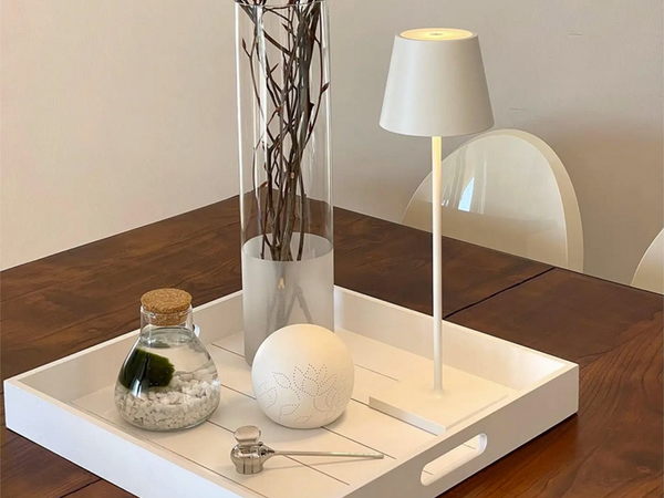 Stalo naktinė lemputė lietimui jautri lempa 3 žingsnių aukštas belaidis usb, Baltas, Szín, Fehér