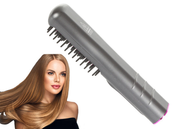 Plaukų tiesinimo šepetys 2in1 elektrinis belaidis, Pilka, Szín, Szürke