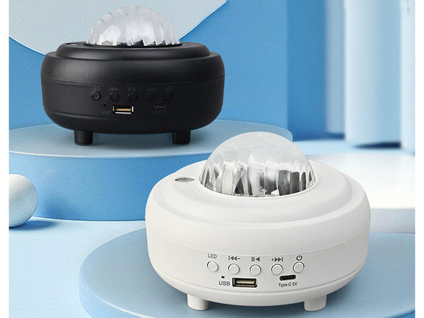 Vadovaujama naktinė šviesa žvaigždžių projektorius aurora dangaus projektorius "bluetooth" garsiakalbis