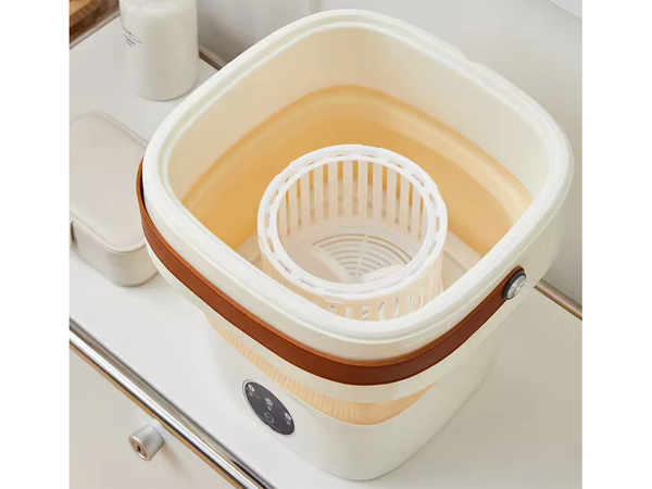 Mini nešiojama skalbimo mašina maža sulankstoma kelioninė skalbimo mašina drabužiams ir skalbiniams 11l