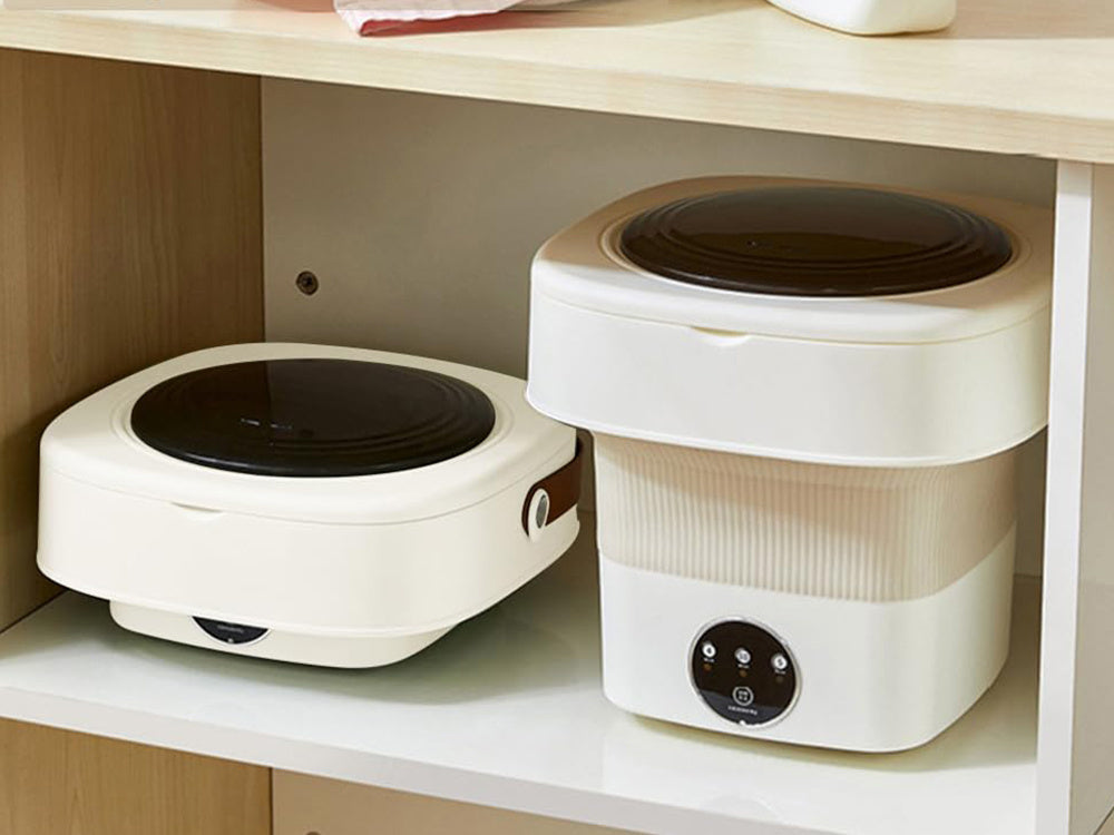 Mini nešiojama skalbimo mašina maža sulankstoma kelioninė skalbimo mašina drabužiams ir skalbiniams 11l