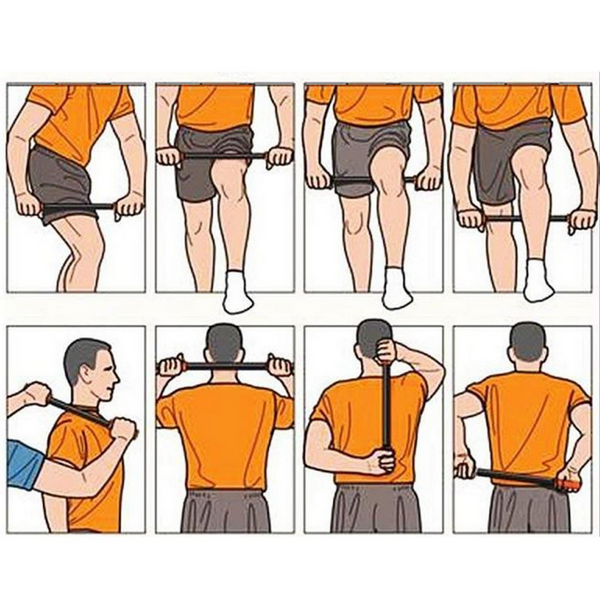 Masažo volelis nugaros skausmui gydyti besisukantis 360 kūno volelis nugaros skausmui malšinti, Mėlyna, Szín, Kék