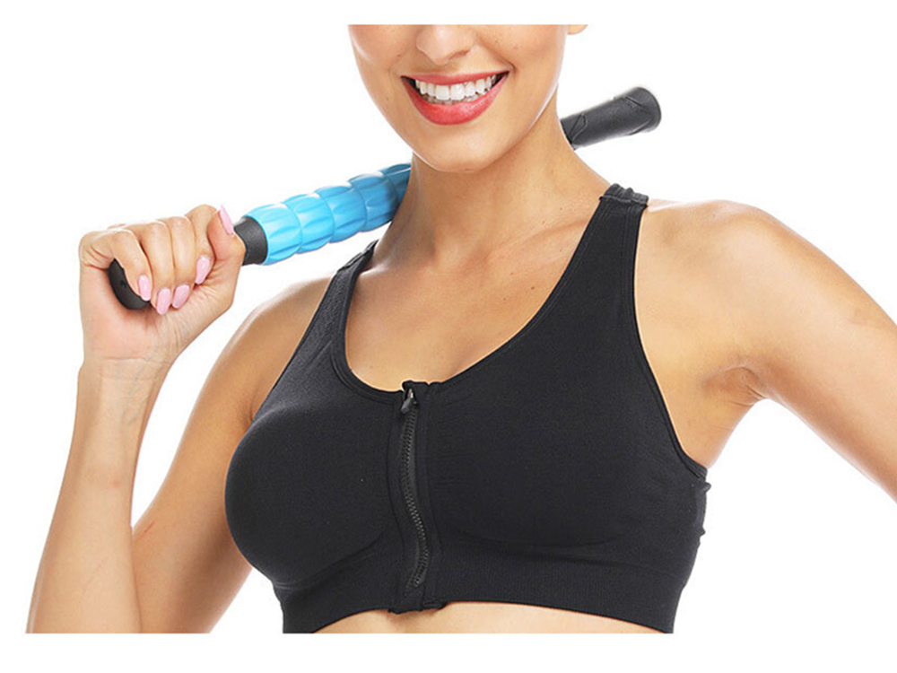 Masažo volelis nugaros skausmui gydyti besisukantis 360 kūno volelis nugaros skausmui malšinti, Mėlyna, Szín, Kék