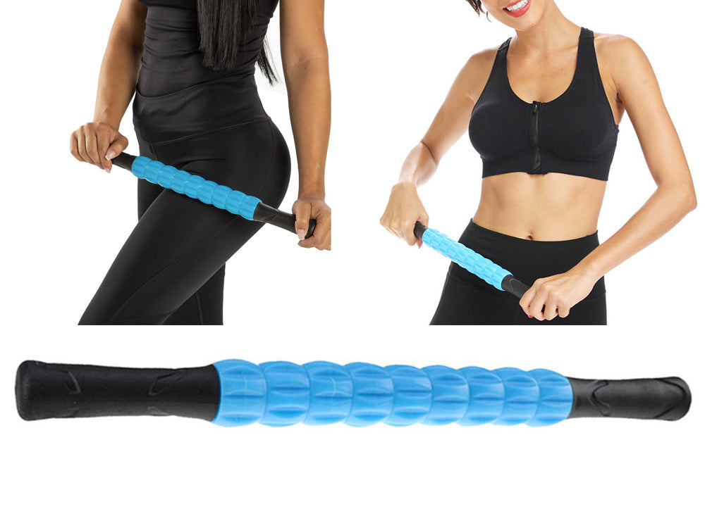 Masažo volelis nugaros skausmui gydyti besisukantis 360 kūno volelis nugaros skausmui malšinti, Mėlyna, Szín, Kék