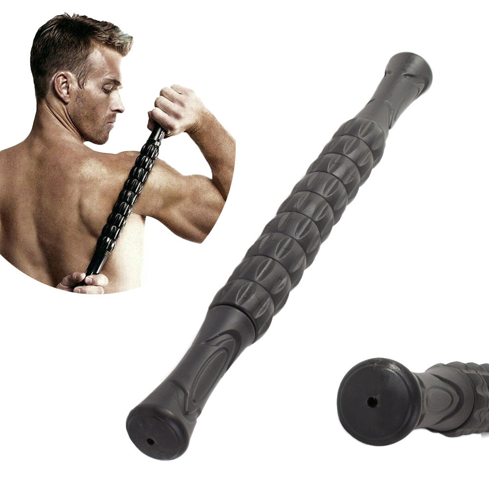 Masažo volelis nugaros skausmui gydyti besisukantis 360 kūno volelis nugaros skausmui malšinti, Juoda, Szín, Fekete