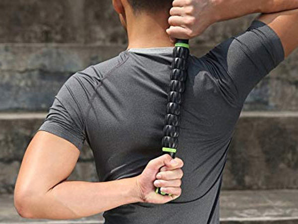 Masažo volelis nugaros skausmui gydyti besisukantis 360 kūno volelis nugaros skausmui malšinti, Juoda, Szín, Fekete