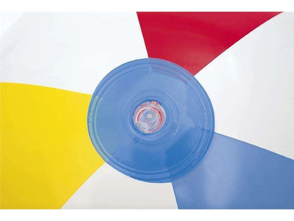 Įvairiaspalvis 30 cm pripučiamas vaikiškas paplūdimio kamuolys baseinui