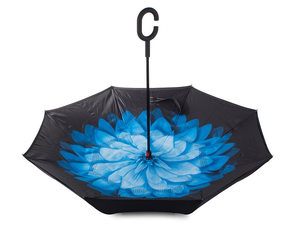 Skėtis apverstas sulankstomas skėtis apverstas stiprios vielos tvirtas stovintis, Juoda, Szín, Fekete