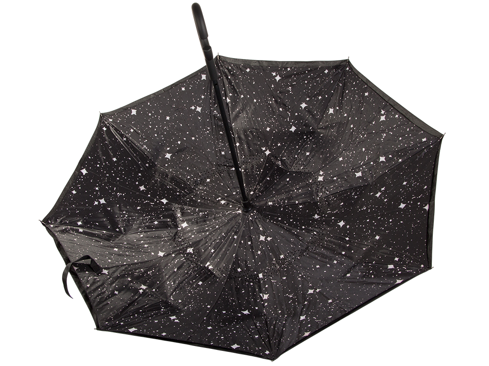 Skėtis apverstas sulankstomas skėtis apverstas stiprios vielos tvirtas stovintis, Juoda, Szín, Fekete