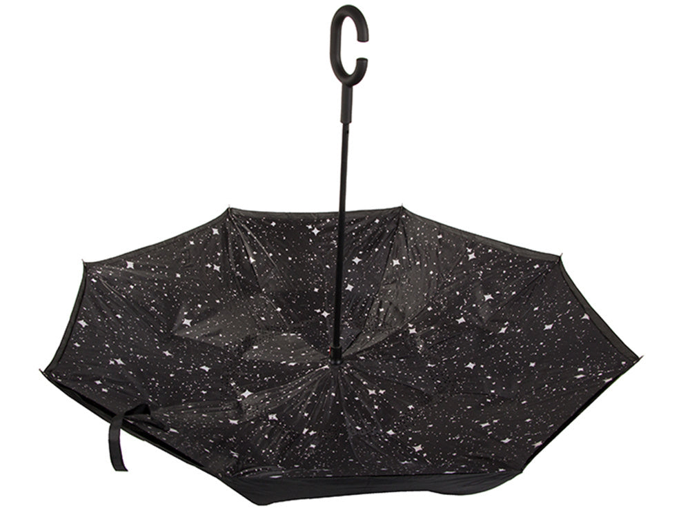 Skėtis apverstas sulankstomas skėtis apverstas stiprios vielos tvirtas stovintis, Juoda, Szín, Fekete