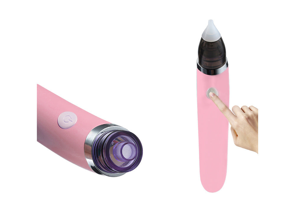 Elektrinis nosies aspiratorius elektrinis nosies aspiratorius vaikams filtro kontrolė, Rožinė, Szín, Rózsaszín